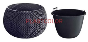 DKSP Doniczka Splofy Bowl z wkładem